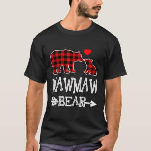 T-shirt Ours de Mawmaw Pyjama de Noël Rouge Pâte de Buffle