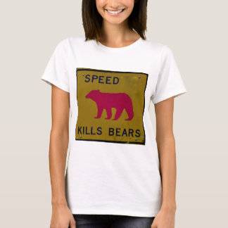 T-shirt ours de mises à mort de vitesse