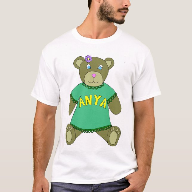 T-shirt Ours de nounours d'Anya (Devant)