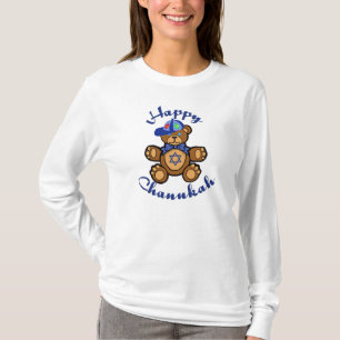 T-shirt Ours de nounours heureux de Chanukah