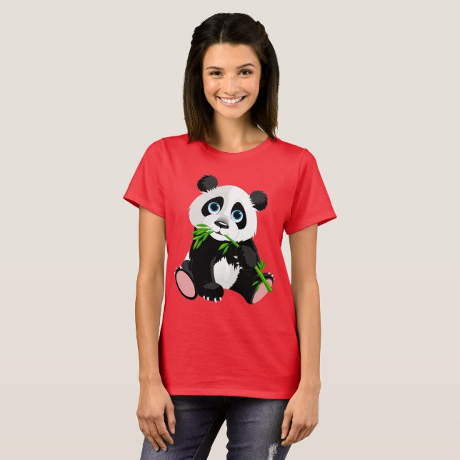 T-shirt Ours de Panda (Devant entier)