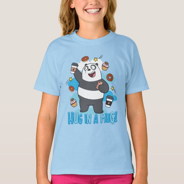 T-shirt Ours de Panda - Enferré dans une Mug ! (Devant)