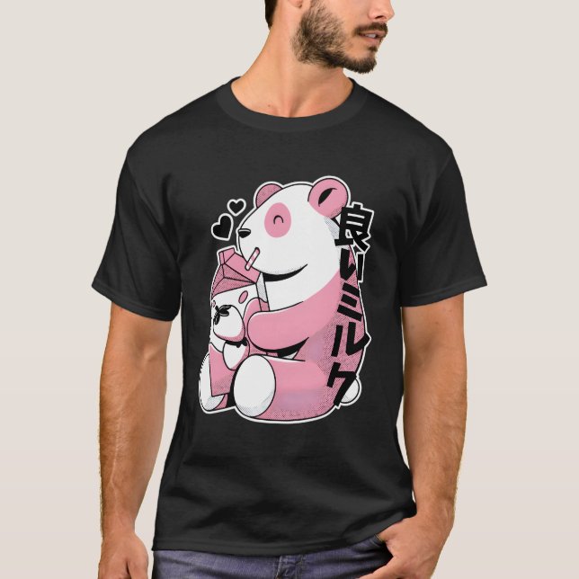 T-shirt Ours de panda japonais (Devant)