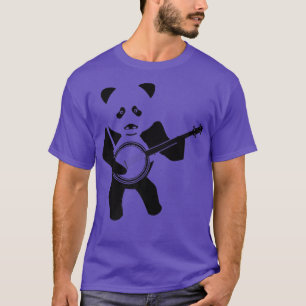 T-shirt Ours de panda jouant au banjo Premium