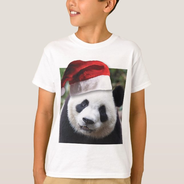 T-shirt Ours de panda Noël (Devant)