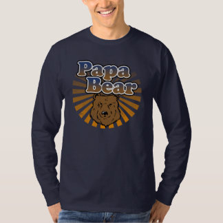 T-shirt Ours de papa, regard vintage de fête des pères