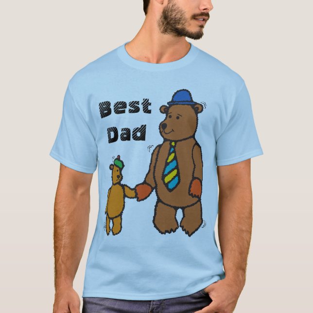 T-shirt Ours de père et d'enfant (Devant)