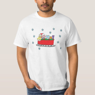T-shirt Ours de Père Noël bonnes fêtes