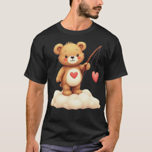 T-shirt Ours de soins Valentine's Day Tenderheart Ours Vin