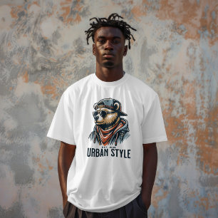 T-shirt Ours de style urbain – Streetwear