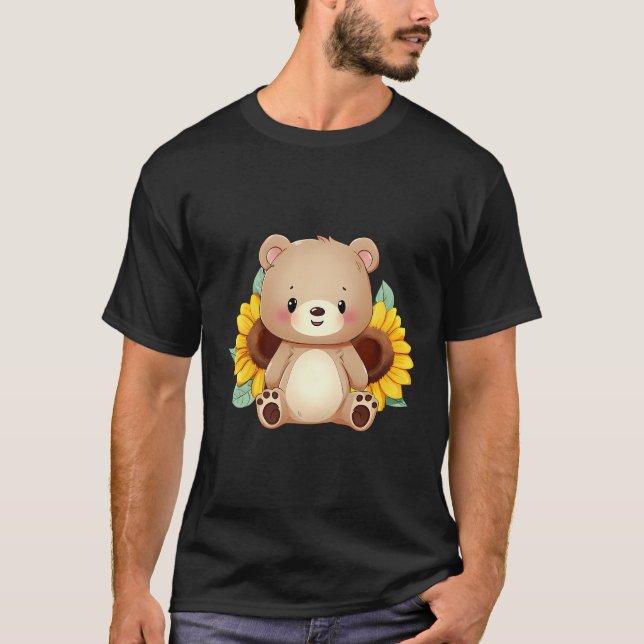T-shirt Ours de tournesol (Devant)