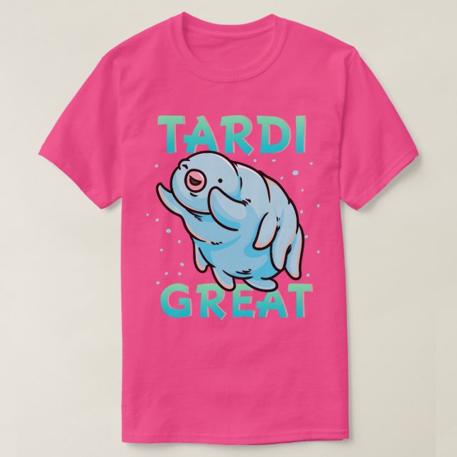 T-shirt Ours d'eau Tardigrade Tardi Grand (Design devant)