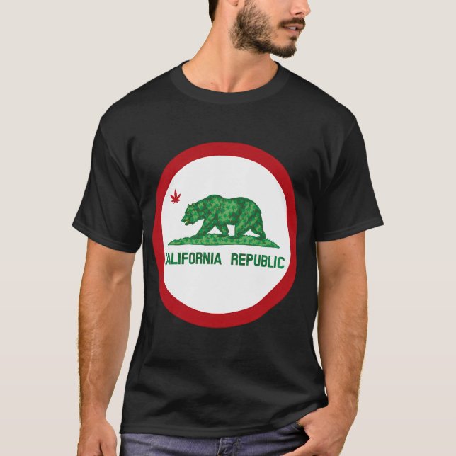 T-shirt Ours d'émeraude du comté de Humbolt en Californie (Devant)