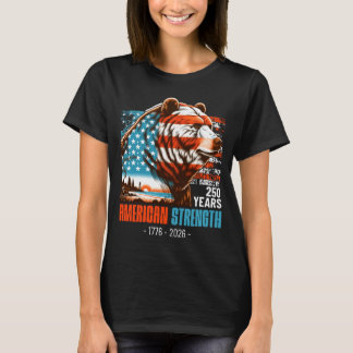 T-shirt Ours des États-Unis 250 ans de force américaine 4 