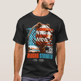 T-shirt Ours des États-Unis 250 ans de force américaine 4 
