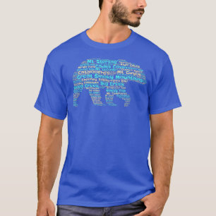 T-shirt Ours des grandes montagnes fumées