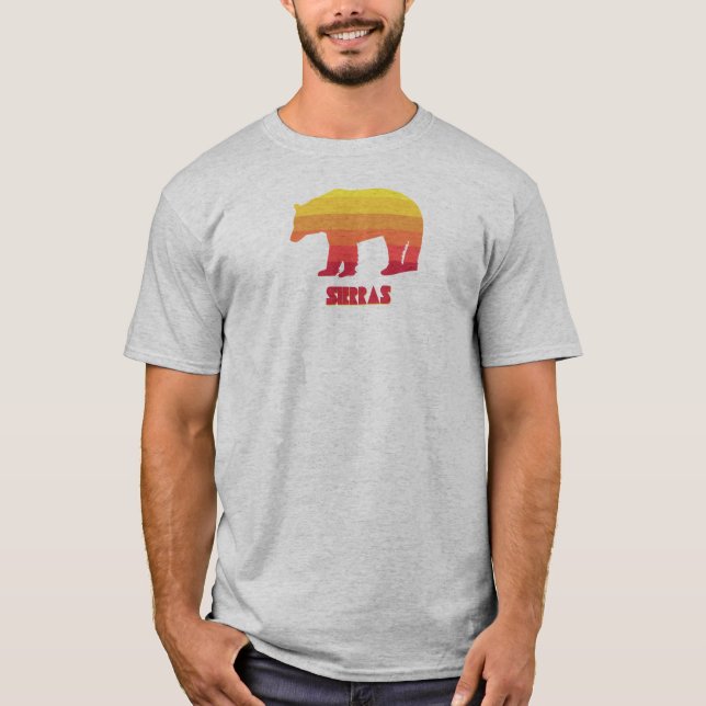 T-shirt Ours des Sierras (Devant)