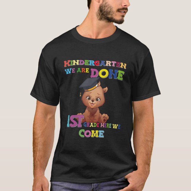 T-shirt Ours d'inscription scolaire (Devant)