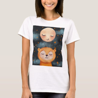 T-shirt Ours dormant dans un rêve pacifique