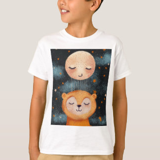 T-shirt Ours dormant dans un rêve pacifique