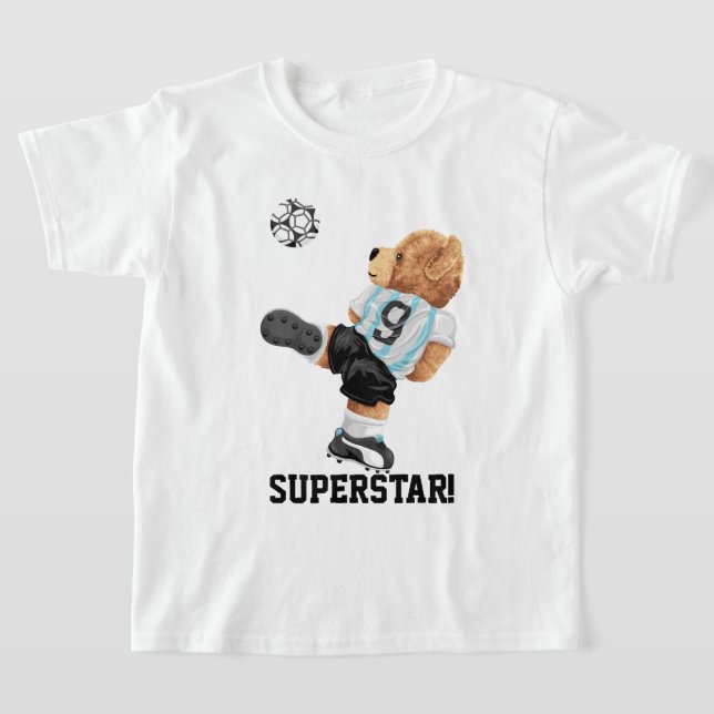 T-shirt Ours du joueur de football (Poser)