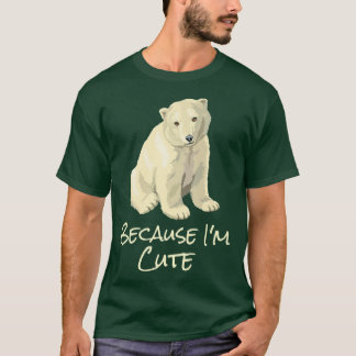 T-shirt Ours du Pôle Nord polaire