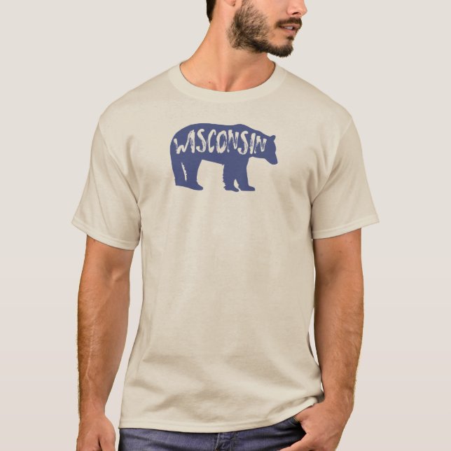T-shirt Ours du Wisconsin (Devant)