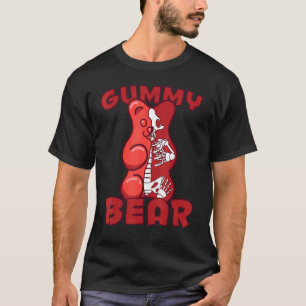 T-shirt Ours en gélatine Squelette radiographie