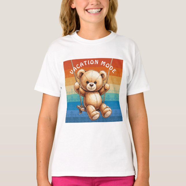 T-shirt ours en peluche (Devant)