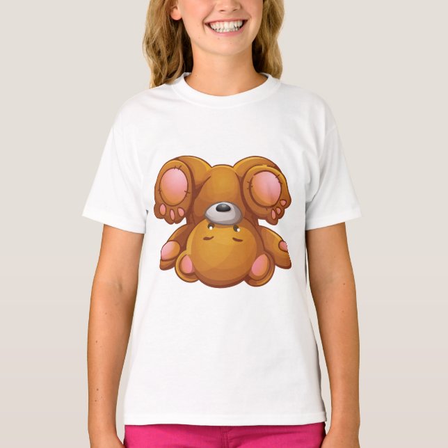 T-shirt Ours en peluche à l'envers (Devant)