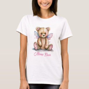 T-shirt Ours en peluche avec ailes Ours maman