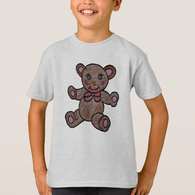 T-shirt ours en peluche mignon (Devant)