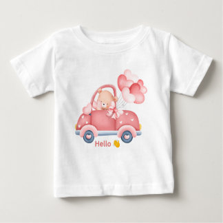 T-shirt ours en peluche mignon pour enfants
