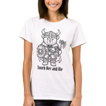 Ours en peluche Viking Book Boyfriend Touch Her an