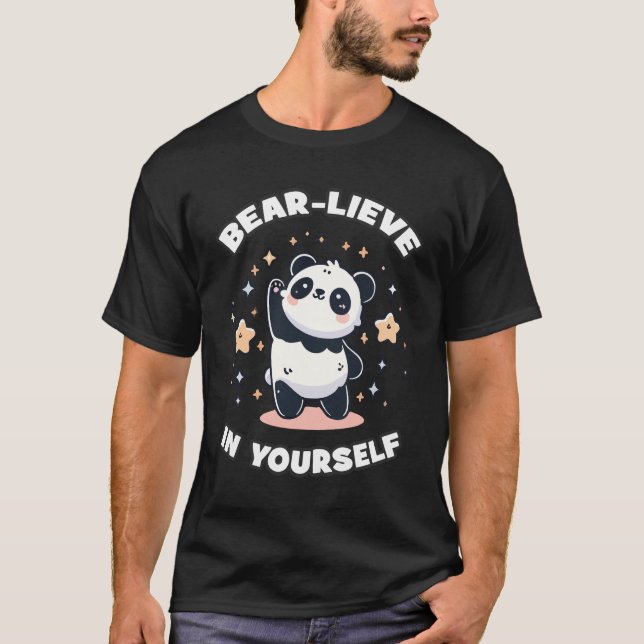 T-shirt Ours en toi-même - Panda Positivity (Devant)