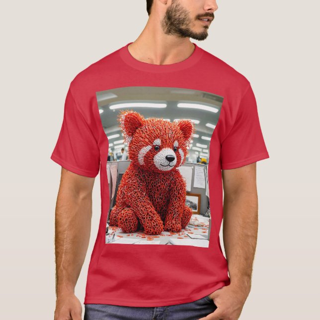 T-shirt Ours en trombone fantaisie mignon (Devant)