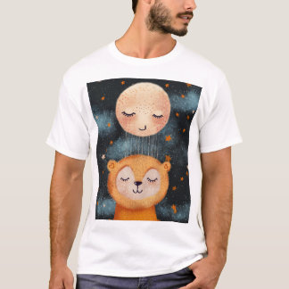 T-shirt Ours endormi dans un rêve paisible