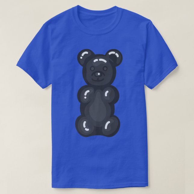 T-shirt Ours Enfants Amateurs de Noir Gummy Ours Premium (Design devant)