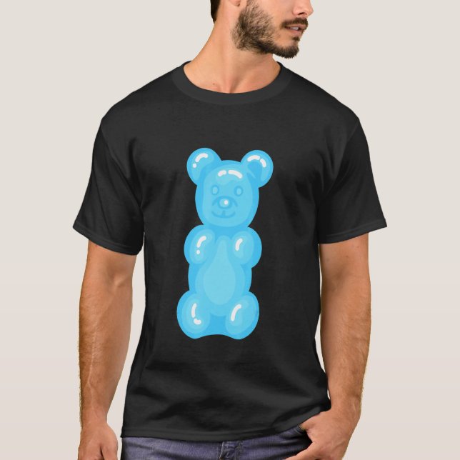 T-shirt Ours Enfants Bleu Clair Gummy Bear (Devant)