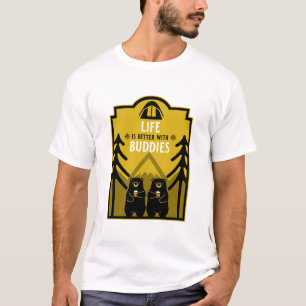 T-shirt Ours Et Bière Canada