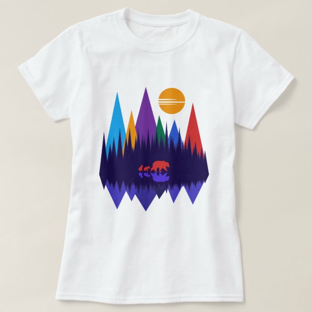 T-shirt Ours et petits #4 (Design devant)