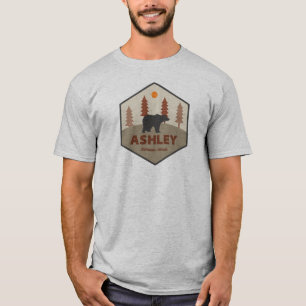 T-shirt Ours forestier national Ashley