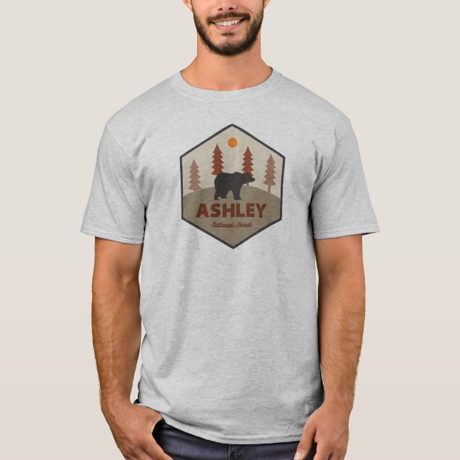 T-shirt Ours forestier national Ashley (Devant)