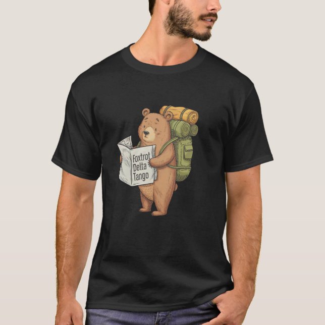 T-shirt Ours Foxtrots Deltas Tangos (Devant)