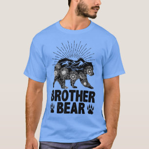T-shirt Ours Grand Frère, Fleur De Tournesol Drôle Pour Le