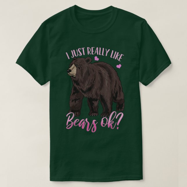 T-shirt Ours Grizzli Ours (Design devant)