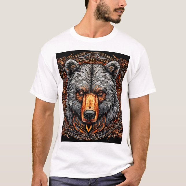 T-shirt Ours grizzly (Devant)