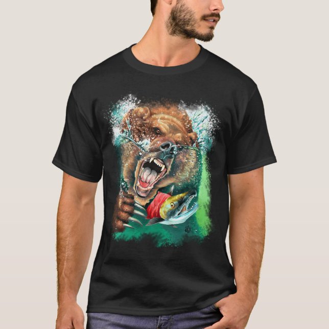 T-shirt Ours grizzly (Devant)