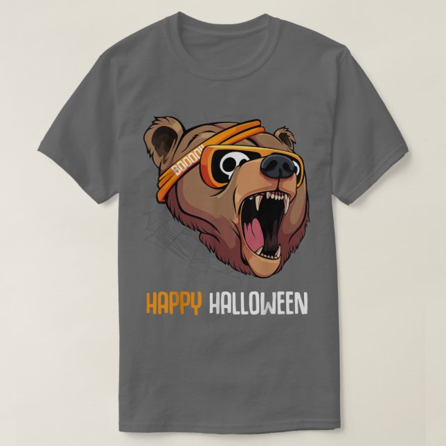 T-shirt Ours Grizzly Dans Les Lunettes De Soleil Costume D (Design devant)