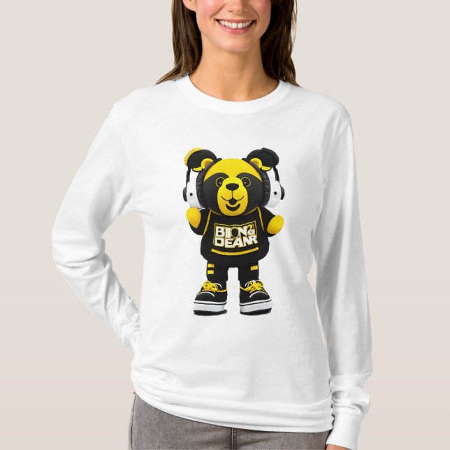 T-shirt ours jaune (Devant)
